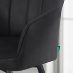 Esszimmerstühle THOMAS-NIKA 2er Set, 360° drehbar, Zeitloser Drehstuhl mit Rückholfunktion