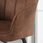 Esszimmerstühle THOMAS-AMIE 2er Set  | zeitloser Polsterstuhl mit Metallbeinen