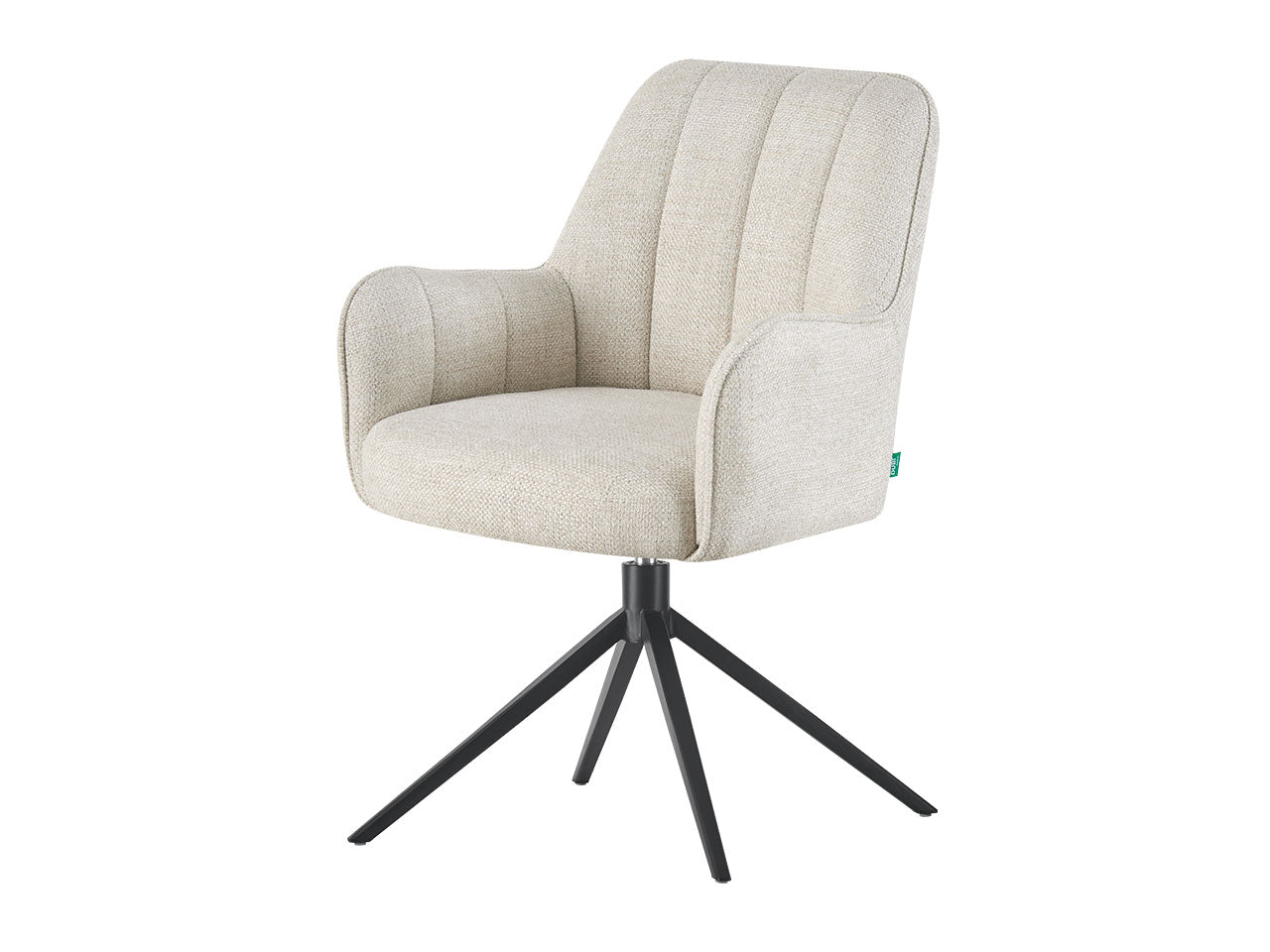 Esszimmerstühle THOMAS-ZARA 2er Set, 360° drehbar mit Rückholfunktion