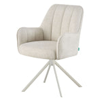 Esszimmerstühle THOMAS-ZURI 2er Set, 360° drehbar mit Rückholfunktion