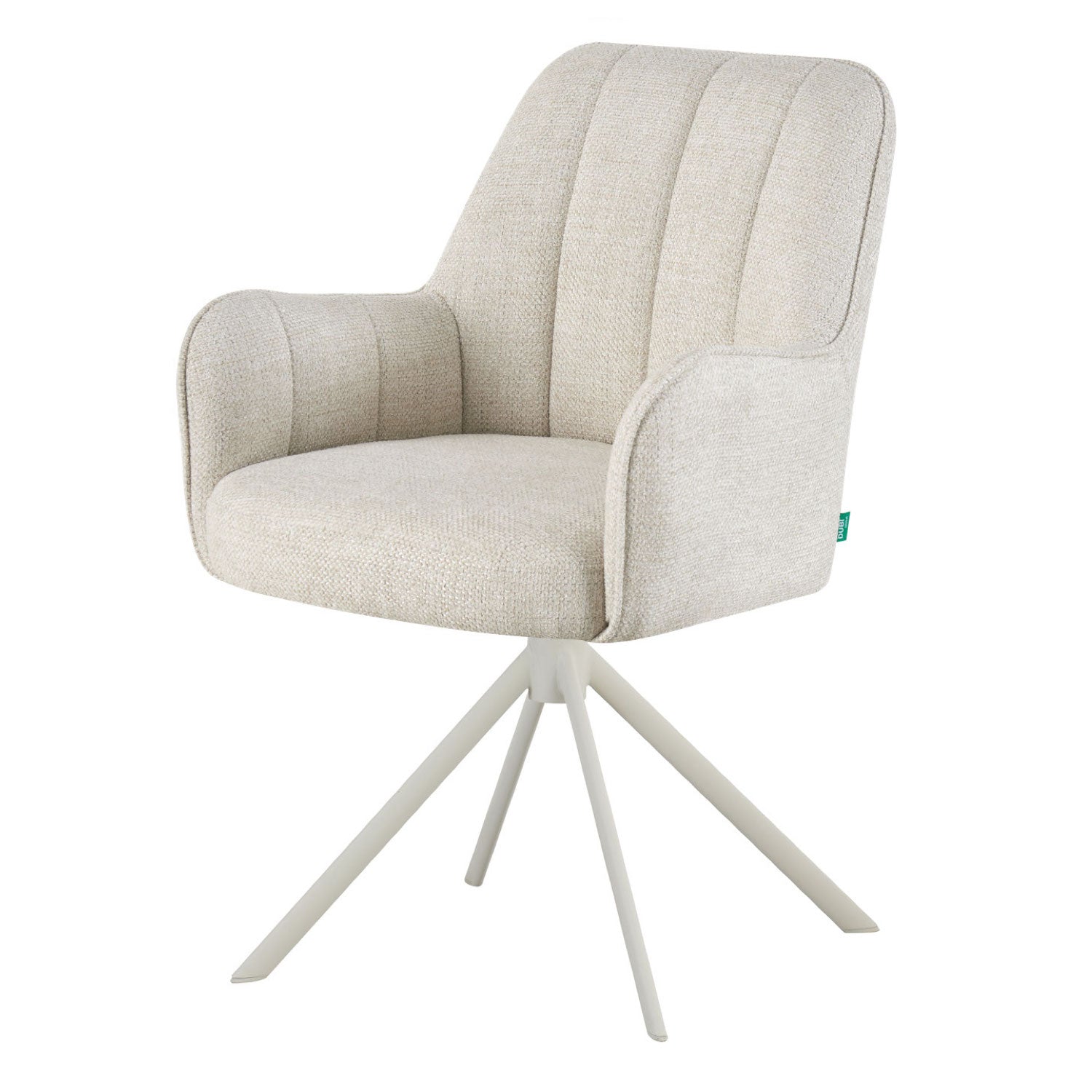 Esszimmerstühle THOMAS-ZURI 2er Set, 360° drehbar mit Rückholfunktion