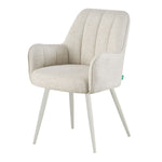 THOMAS-MAJA 2er Set - zeitloser Polsterstuhl mit Metallbeinen