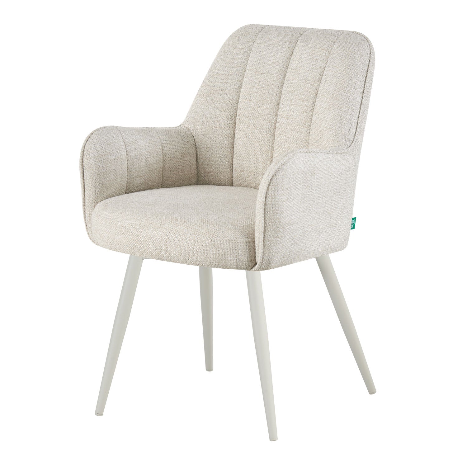 THOMAS-MAJA 2er Set - zeitloser Polsterstuhl mit Metallbeinen