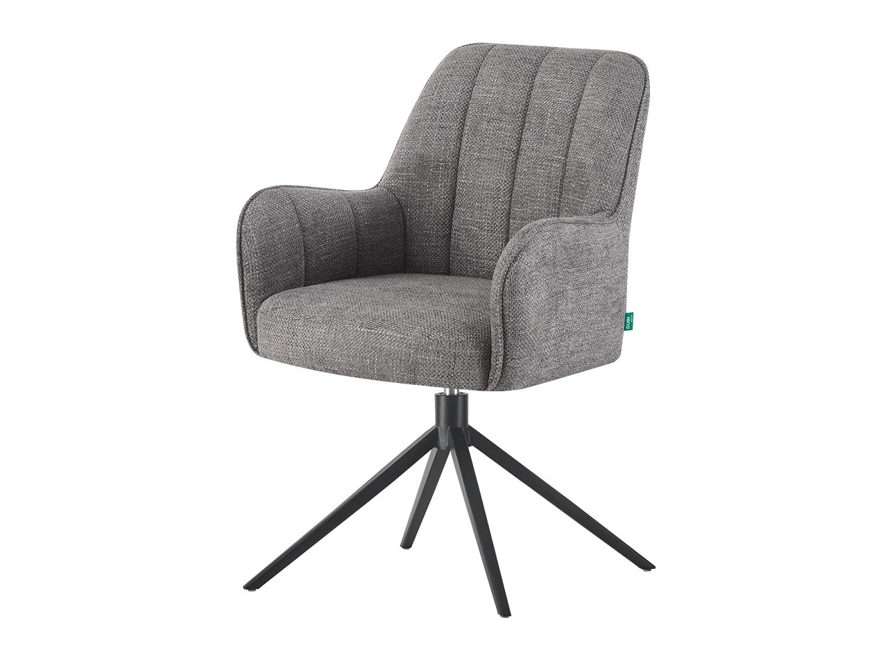 Esszimmerstühle THOMAS-ZARA 2er Set, 360° drehbar mit Rückholfunktion