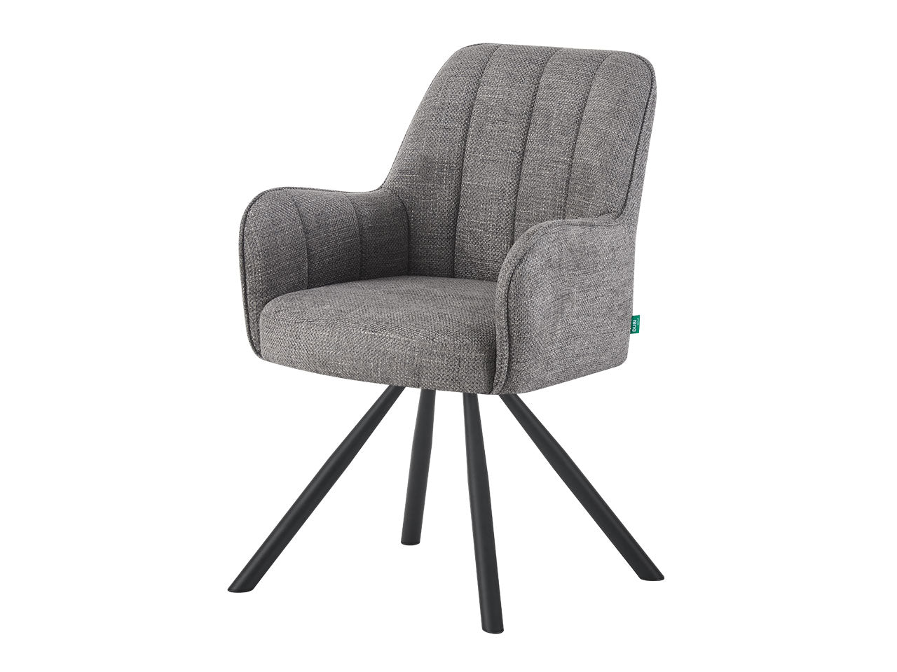 Esszimmerstühle THOMAS-ELLA 2er Set, 180° drehbar mit Rückholfunktion