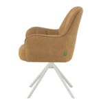 Esszimmerstühle THOMAS-ZURI 2er Set, 360° drehbar mit Rückholfunktion