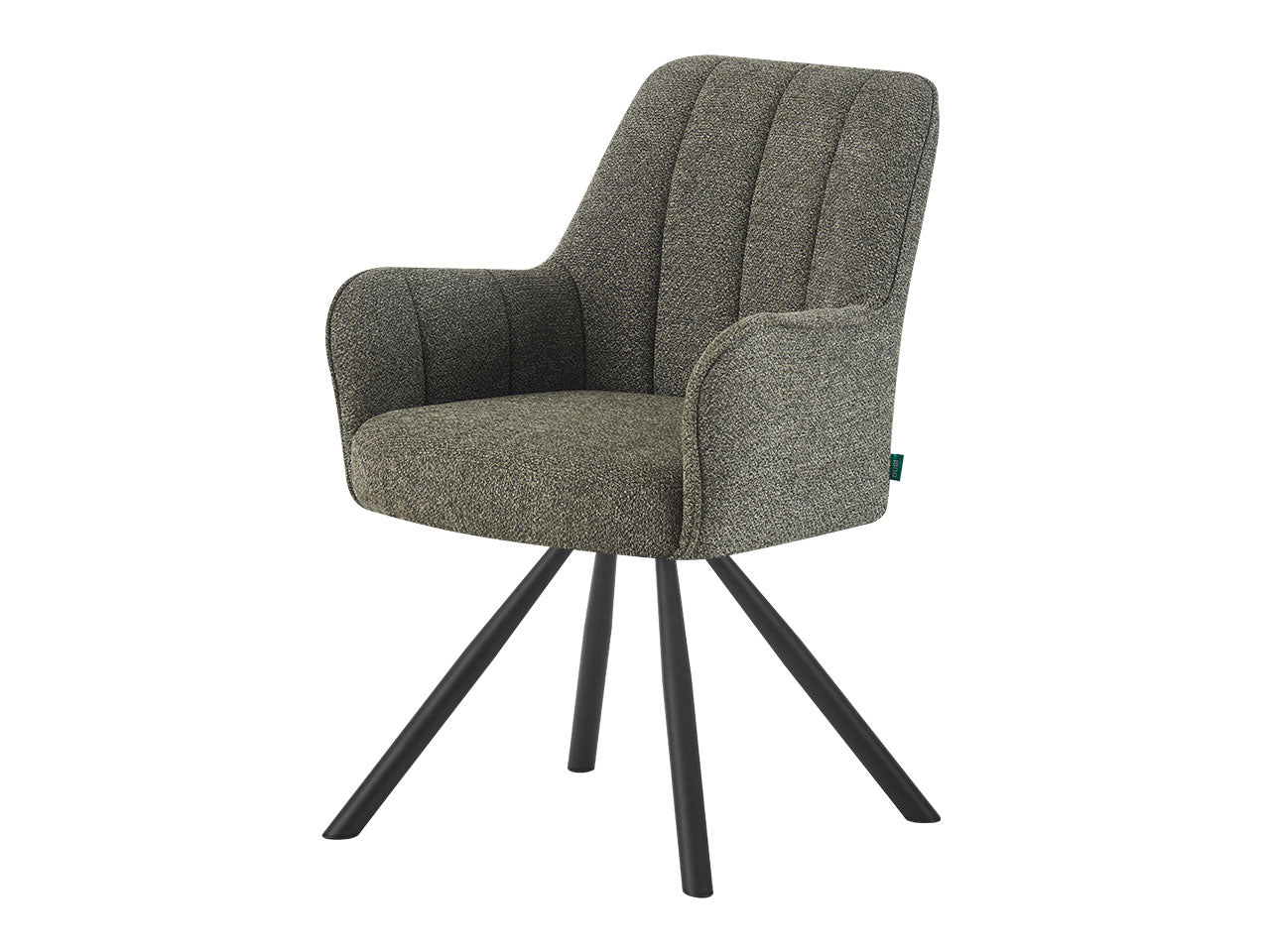 Esszimmerstühle THOMAS-ELLA 2er Set, 180° drehbar mit Rückholfunktion