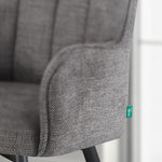 Esszimmerstühle THOMAS-ZARA 2er Set, 360° drehbar mit Rückholfunktion