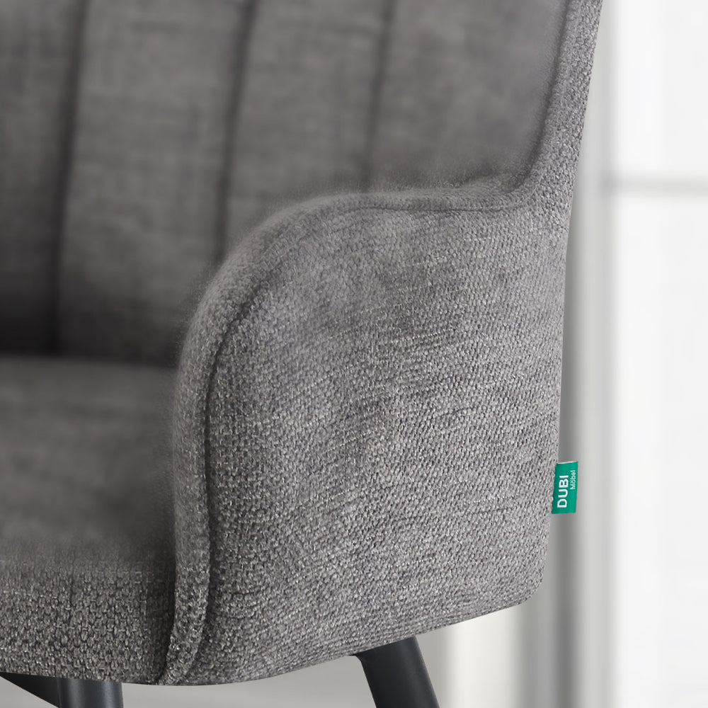 Esszimmerstühle THOMAS-ZARA 2er Set, 360° drehbar mit Rückholfunktion