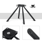 THOMAS-LENI 2er Set - Drehstuhl 180° drehbar mit Rückholfunktion