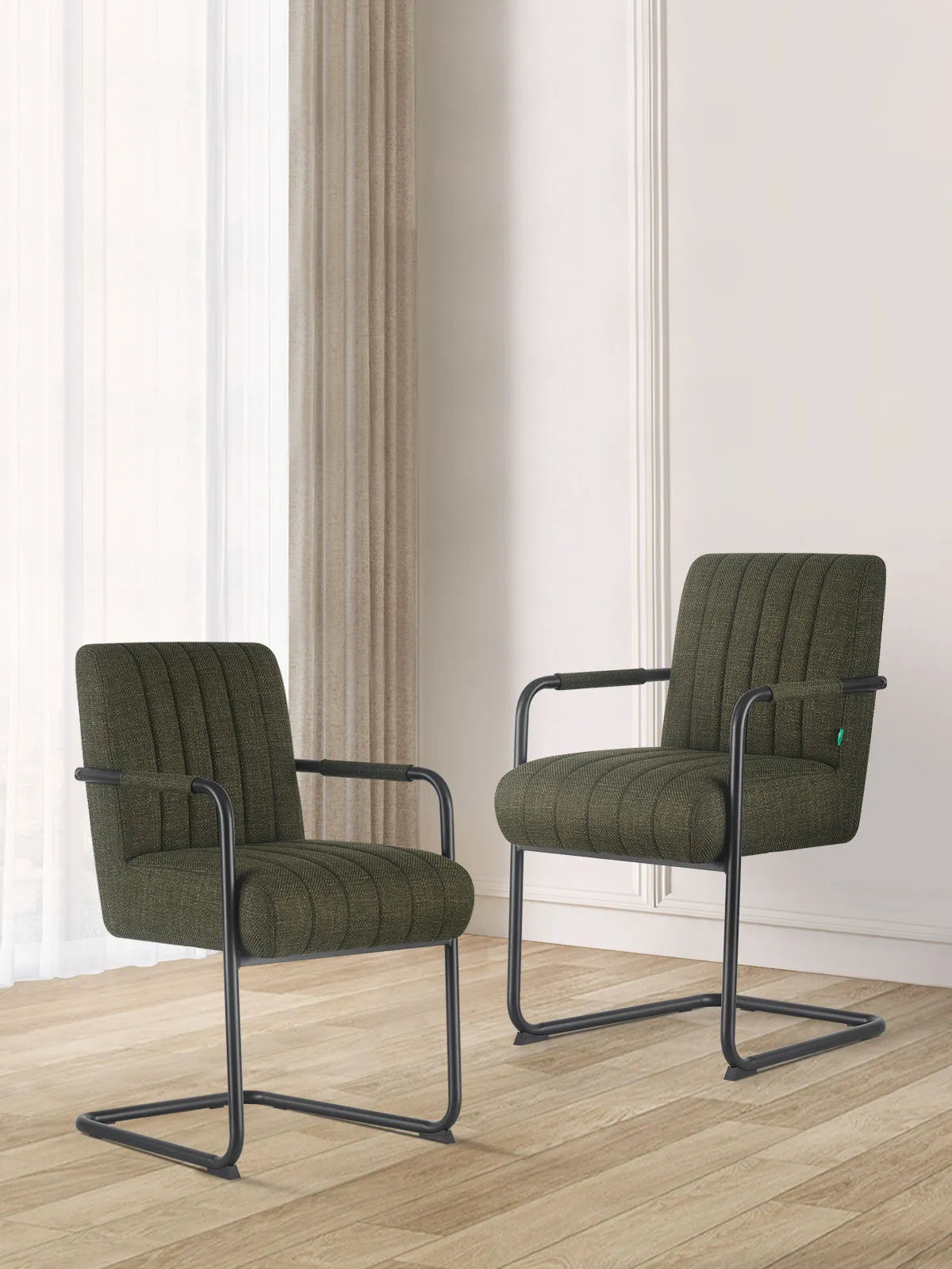 Chaise en porte-à-faux BEN (lot de 2) | B06 Grâce Dynamique