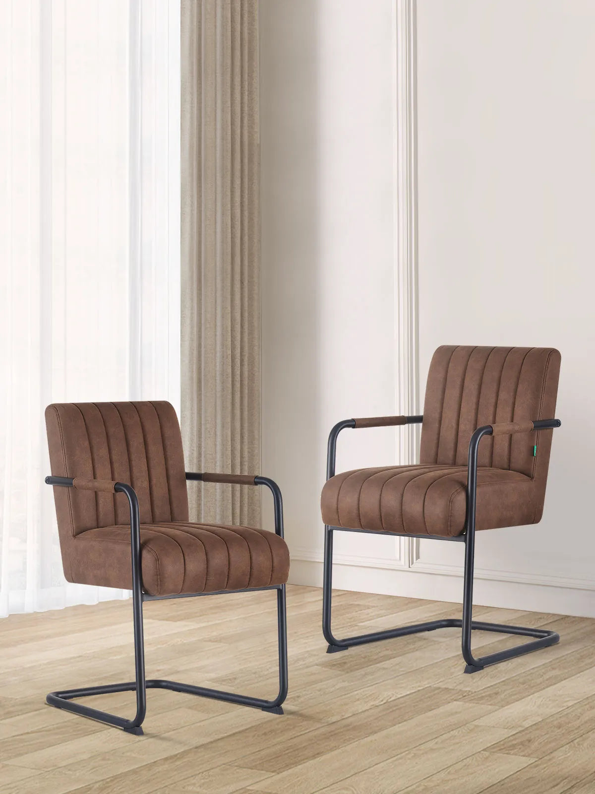 Chaise en porte-à-faux BEN (lot de 2) | B06 Grâce Dynamique