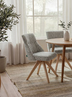 TALINA 2er Set, 360° drehbares Holzgestell