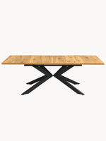 MALTE - Ausziehtisch mit 2 Einlegeplatten für 6-8 Personen