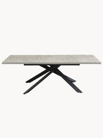 MALTE - Ausziehtisch mit 2 Einlegeplatten für 6-8 Personen