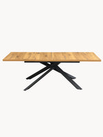 MALTE - Ausziehtisch mit 2 Einlegeplatten für 6-8 Personen