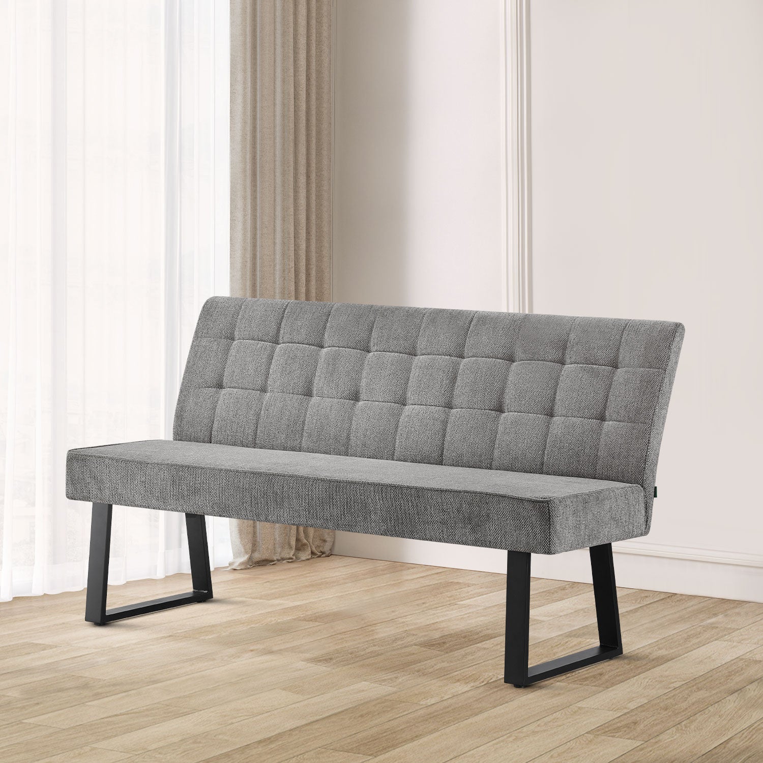 Esszimmerbank EMMA, gepolstert, mit Metallgestell
