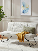 Esszimmerbank HANNAH - Designerbank mit stabilem Metallgestell (Belastbar bis 240Kg)