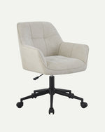 DUBI MÖBEL Premium Bürostuhl mit Federkernpolsterung und Metallgestell