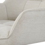 DUBI MÖBEL Premium Bürostuhl mit Federkernpolsterung und Metallgestell