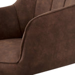 DUBI MÖBEL Premium Bürostuhl mit Federkernpolsterung und Metallgestell