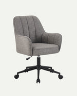 DUBI MÖBEL Premium Bürostuhl mit Federkernpolsterung und Metallgestell