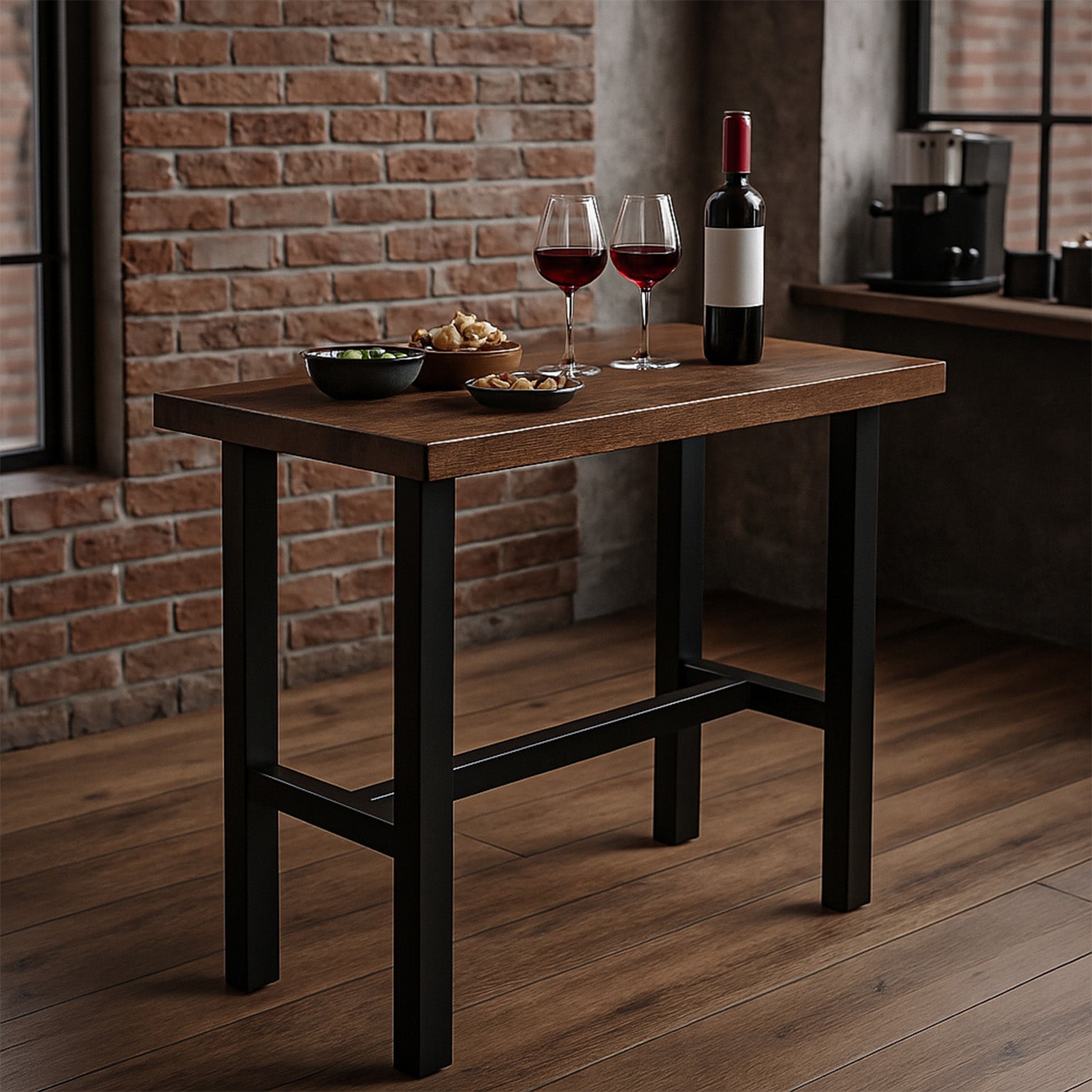 LOTTE-Bartisch mit Massivem Metallgestell