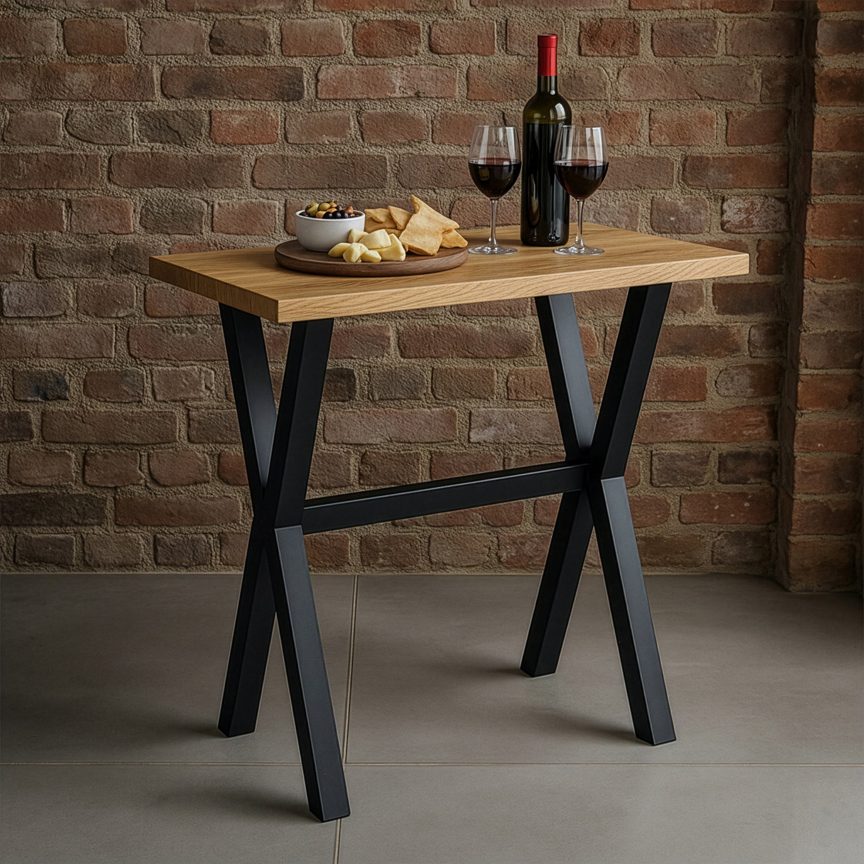 LOTTE-Bartisch mit Massivem Metallgestell