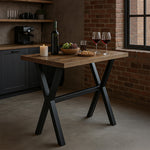 LOTTE-Bartisch mit Massivem Metallgestell