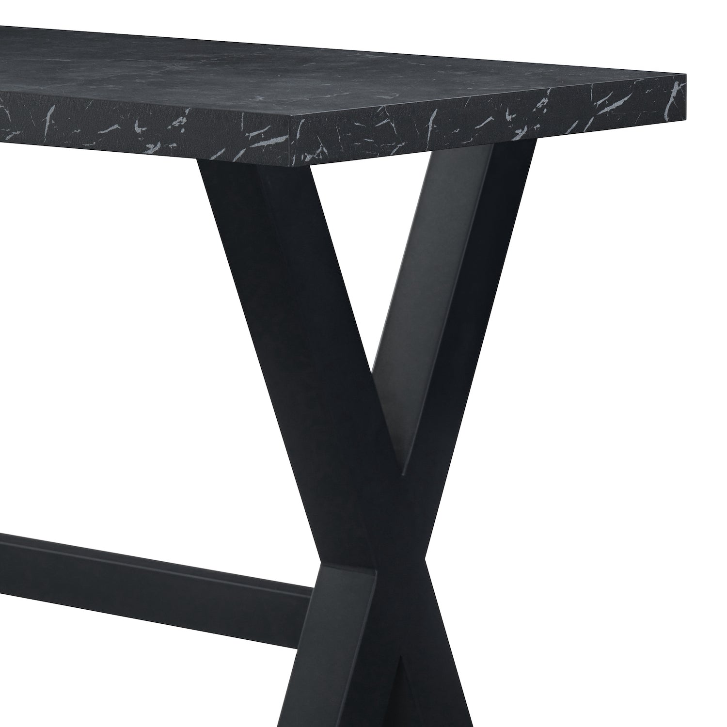 LOTTE-Bartisch mit Massivem Metallgestell