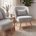 Wohnzimmersessel YOYO- Cocktailsessel mit Holzbeinen