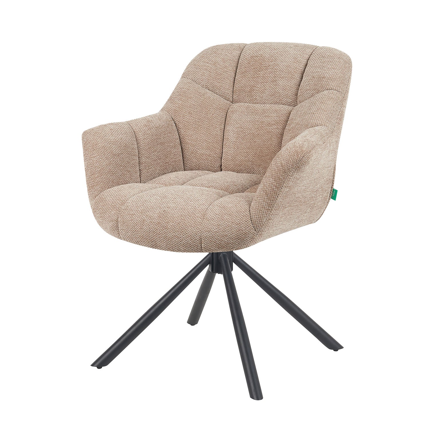 Mika-Luka 2er-Set - Schalenstuhl 360° drehbar