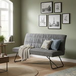 Esszimmerbank HANNAH, gepolstert, mit Metallgestell