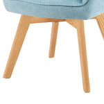 Mika-Lena 2er-Set - Drehstuhl mit Massiven Eichenholz Gestell