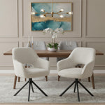 Mika-Ben - Esszimmerstuhl 2er Set mit freier Rückenlehne