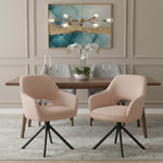 Mika-Ben - Esszimmerstuhl 2er Set mit freier Rückenlehne