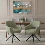 Mika-Ben - Esszimmerstuhl 2er Set mit freier Rückenlehne