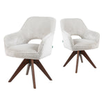 Esszimmerstuhl Mika-Lena 2er-Set - 360° drehbar, Eiche geölt Natur