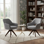 Esszimmerstuhl Mika-Lena 2er-Set - 360° drehbar, Eiche geölt Natur