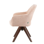 Esszimmerstuhl Mika-Lena 2er-Set - 360° drehbar, Eiche geölt Natur