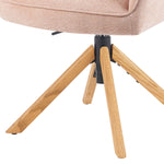 Mika-Lara 2er-Set- Drehstühle mit Gestell aus Massiver Eiche