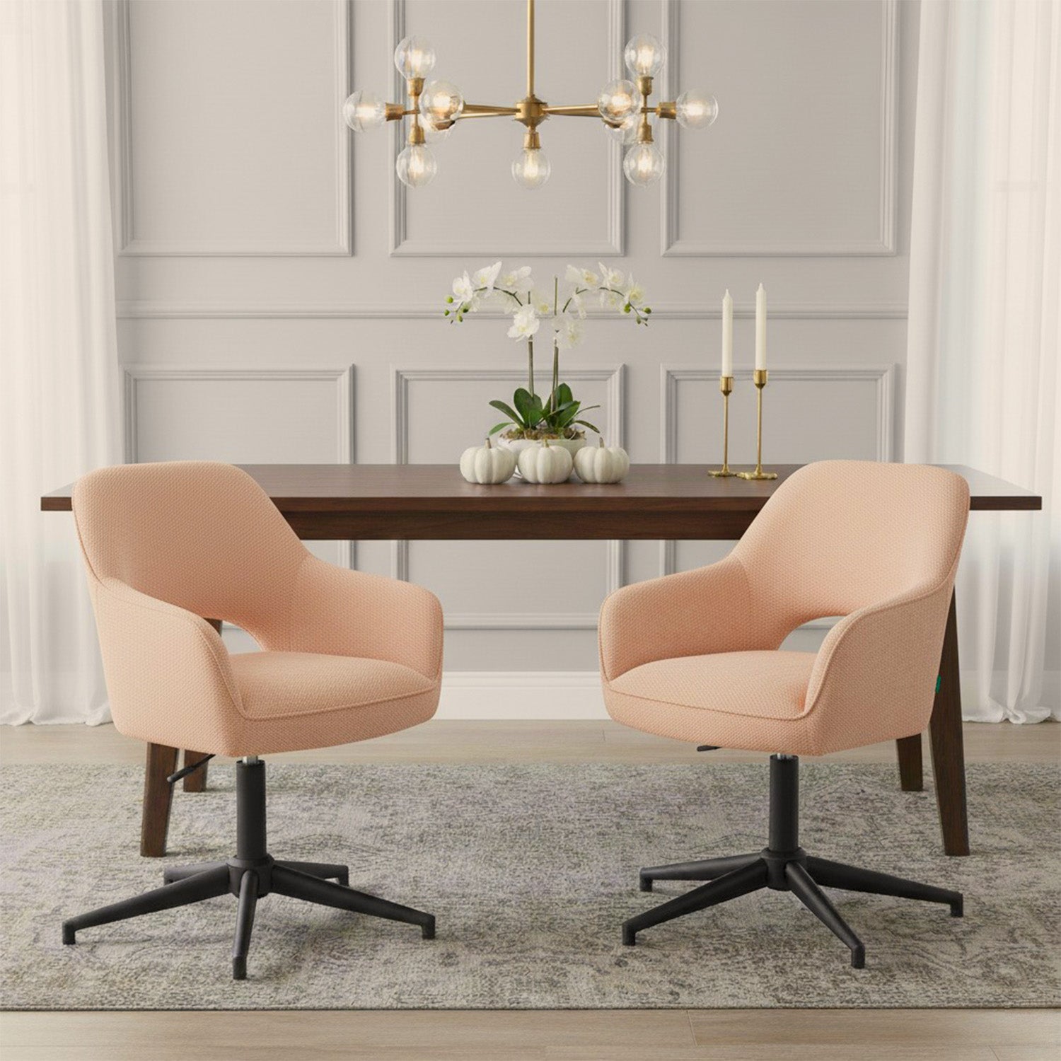 Mika-Ben - Esszimmerstuhl 2er Set mit freier Rückenlehne