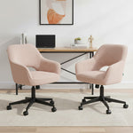 Mika-Ilvy 2er-Set- Home Office Stuhl mit Federkernpolsterung