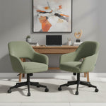 Mika-Ilvy 2er-Set- Home Office Stuhl mit Federkernpolsterung