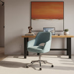 Mika-Ilvy 2er-Set- Home Office Stuhl mit Federkernpolsterung