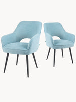 Mika-Nils 2er-Set- Esszimmerstuhl mit Federkernpolsterung