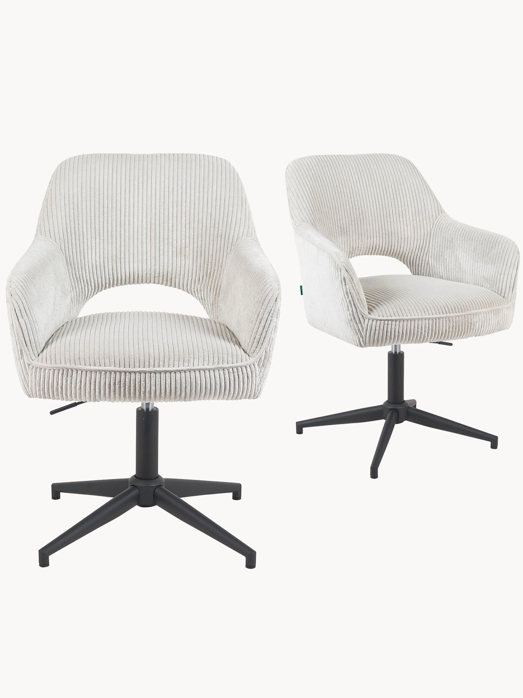 Mika-Ben - Esszimmerstuhl 2er Set mit freier Rückenlehne