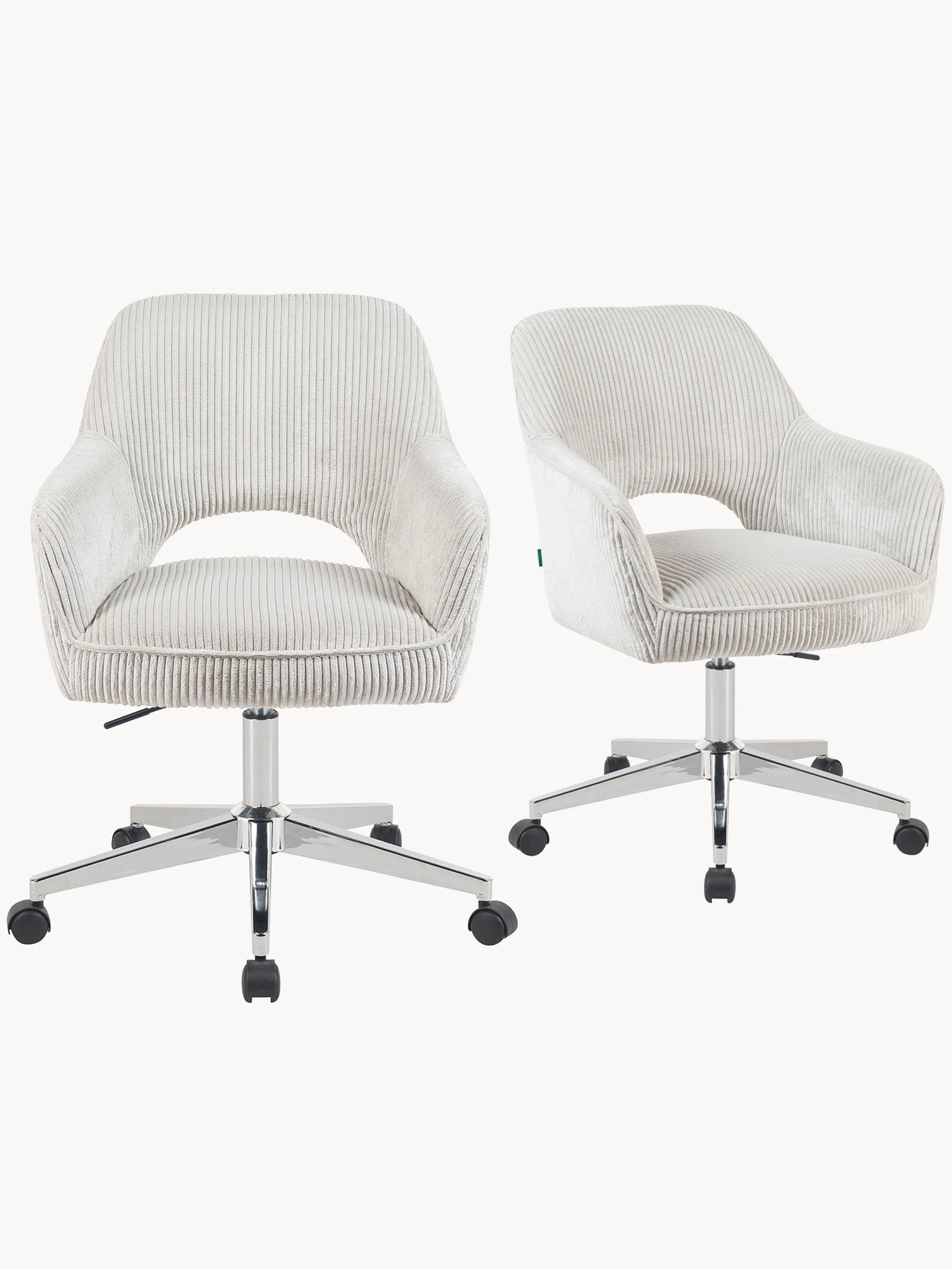 Mika-Ilvy 2er-Set- Home Office Stuhl mit Federkernpolsterung