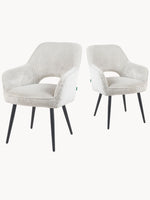 Mika-Nils 2er-Set- Esszimmerstuhl mit Federkernpolsterung