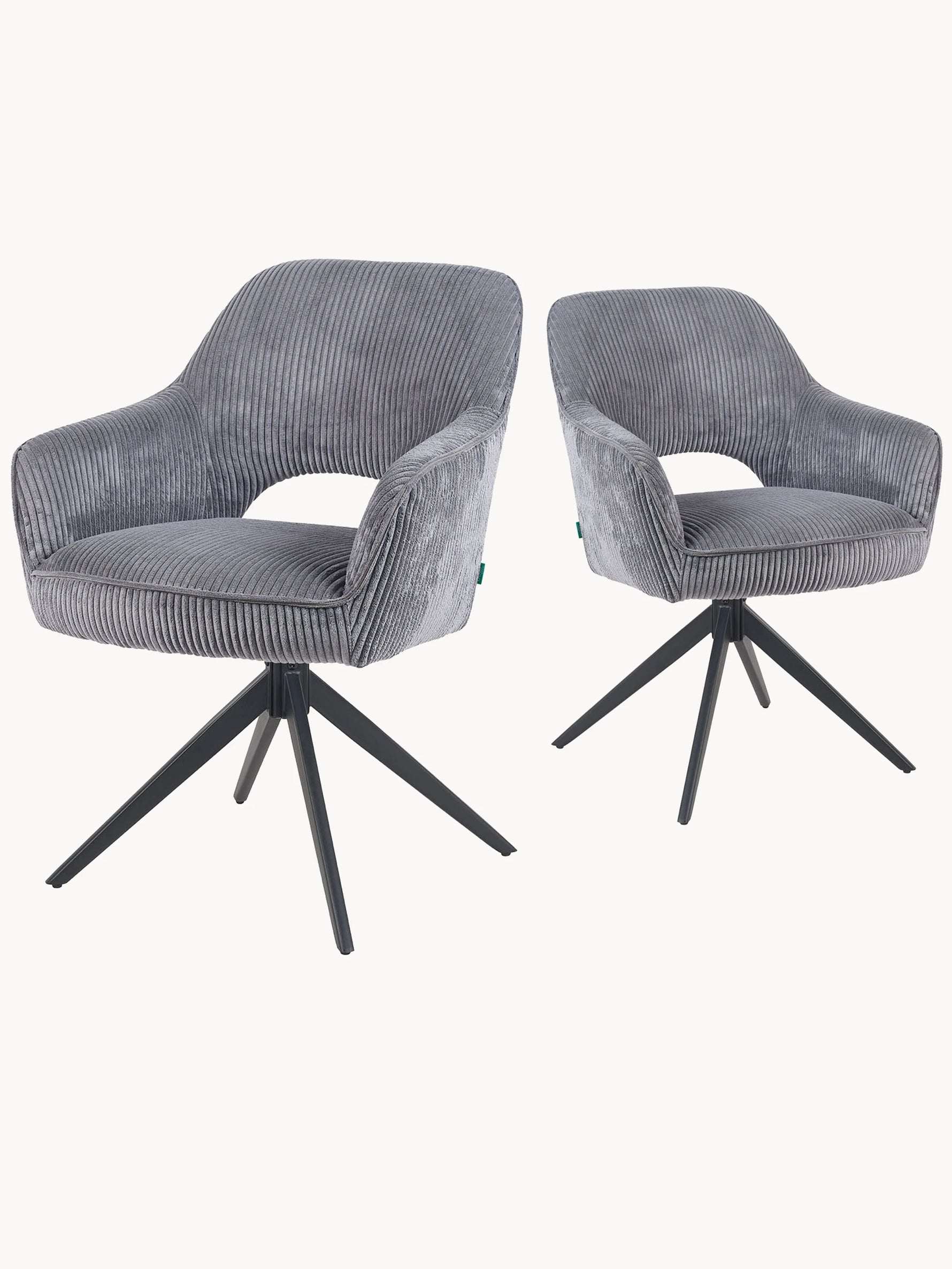 Mika-Nils 2er-Set- Esszimmerstuhl mit Federkernpolsterung